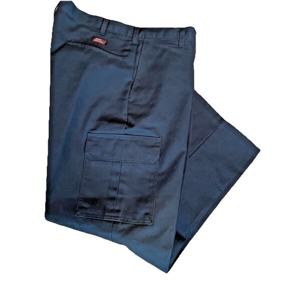 Dickies Original Uniform Work Pants Relaxed Cargo Mens Size 38X30 Black NWOT - Picture 1 of 7